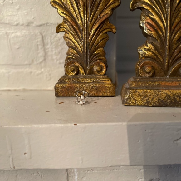 Double Faux Pearl Ring 💍 size 6 - Picture 2 of 2